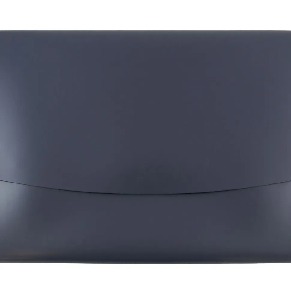 JAM Paper Leather Portfolio Case with Snap Closure, Blue, 12/Carton (2233320840B)