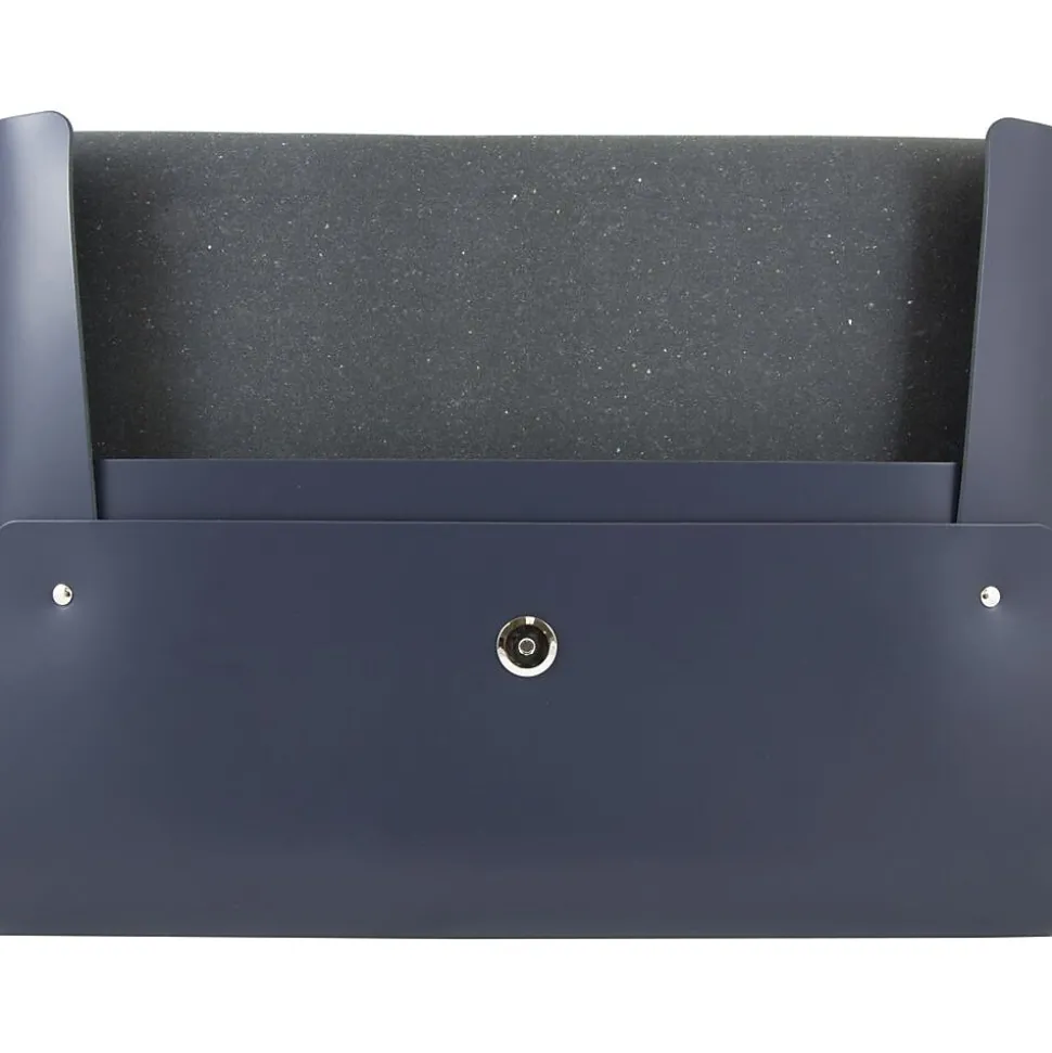 JAM Paper Leather Portfolio Case with Snap Closure, Blue, 12/Carton (2233320840B)