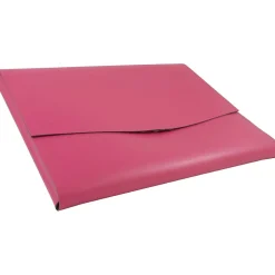 JAM Paper Leather Portfolio Case with Snap Closure, Pink, 12/Carton (2233320839B)