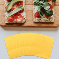 JAM Paper Lunch Napkin, 2-ply, Yellow, 50 Napkins/Pack (255621945)