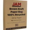 JAM Paper Matte 8.5" x 11" Multipurpose Paper, 28 lbs., Paper, Brown Kraft, 500 Sheets/Ream (LEKR36926B)
