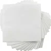 JAM Paper Medium Lunch Napkins, 2-Ply, White, 50 Napkins/Pack (6255620732)
