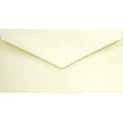 JAM Paper Monarch Open End #7 Invitation Envelope, 3 7/8" x 7 1/2", Ivory, 50/Pack (3197718I)