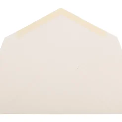 JAM Paper Monarch Open End #7 Invitation Envelope, 3 7/8" x 7 1/2", Natural White, 50/Pack (3197090I)
