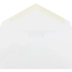 JAM Paper Monarch Security Tinted Business Envelope, 3 7/8" x 7 1/2", White, 1000/Carton (04093007B)
