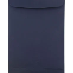 JAM Paper Open End Catalog Envelope, 9" x 12", Navy Blue, 50/Pack (51287431I)