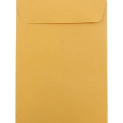 JAM Paper Open End Kraft Catalog Envelope, 5 1/2" x 7 1/2", Brown, 25/Pack (4101)