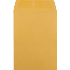 JAM Paper Open End Kraft Catalog Envelope, 5 1/2" x 7 1/2", Brown, 25/Pack (4101)
