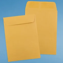 JAM Paper Open End Kraft Catalog Envelope, 5 1/2