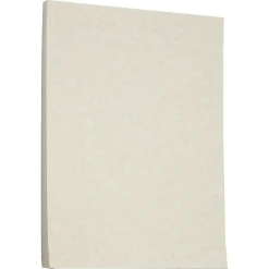 JAM Paper Parchment 65 lb. Cardstock Paper, 8.5" x 11", Light Brown, 50 Sheets/Pack (96700100)