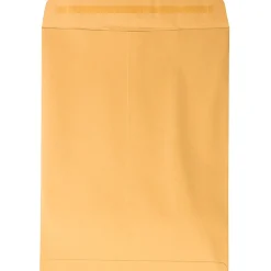 JAM Paper Peel & Seal Kraft Open End #13 Catalog Envelope, 10