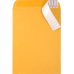 JAM Paper Peel & Seal Kraft Open End Catalog Envelope, 9" x 12", Brown, 500/Pack (13034231C)