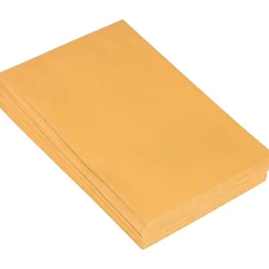 JAM Paper Peel and Seal Kraft Open End Catalog Envelope, 6