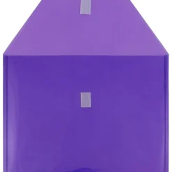 JAM Paper® Plastic Envelopes with Hook & Loop Closure, Letter Booklet, 9.75 x 13, Purple, 12/Pack (218V0PU)