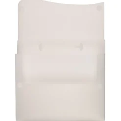 JAM Paper Plastic Portfolio Case with Hook & Loop Closure, Clear (34834475)