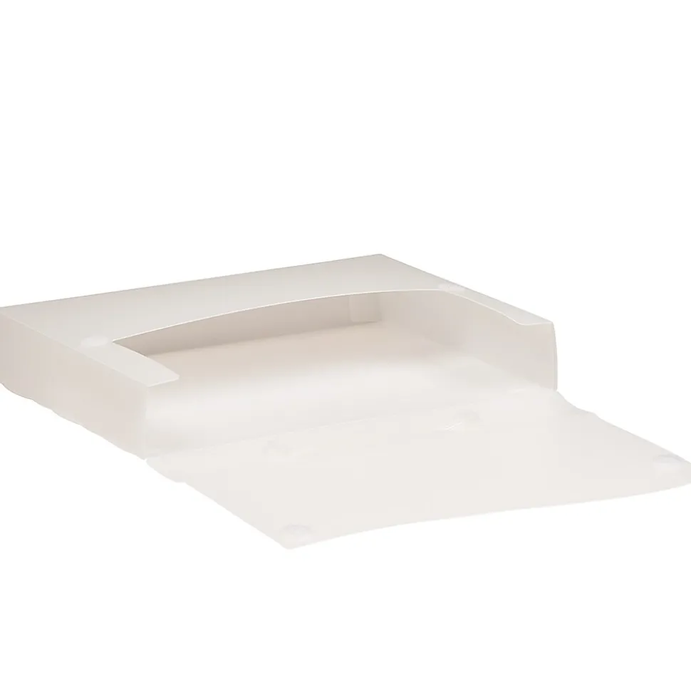 JAM Paper Plastic Portfolio Case with Hook & Loop Closure, Clear (34834475)