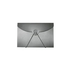 JAM Paper Plastic Portfolio Case with Hook & Loop Closure, Black (3555595)