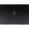 JAM Paper Plastic Portfolio Case with Hook & Loop Closure, Black (355612)
