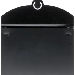 JAM Paper Plastic Portfolio Case with Hook & Loop Closure, Black (355612)