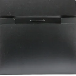 JAM Paper Plastic Portfolio Case with Elastic Closure, Black (6102 027)