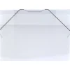 JAM Paper Plastic Portfolio Case with Elastic Closure, Clear (6102 001)