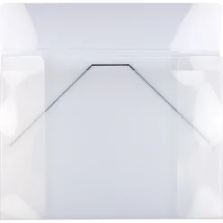 JAM Paper Plastic Portfolio Case with Elastic Closure, Clear (6102 001)