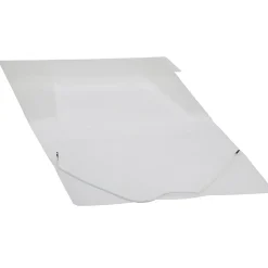 JAM Paper Plastic Portfolio Case with Elastic Closure, Clear (332537)