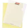 JAM Paper® Plastic Sleeves, 9" x 12", Yellow, 600/Pack (2226316991C)