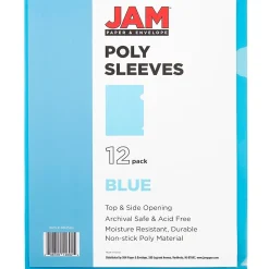 JAM Paper Plastic Sleeves, 9