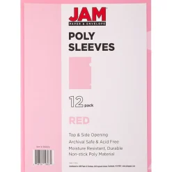JAM Paper Plastic Sleeves, 9
