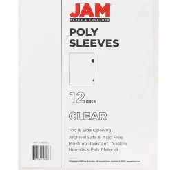 JAM Paper Plastic Sleeves, 9