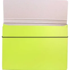 JAM Paper Portfolio Case with Elastic Closure, Lime Green (154528543)