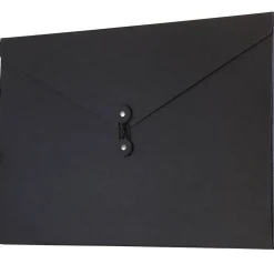 JAM Paper Portfolio Case with Drawstring Closure, Black (2008 2002)