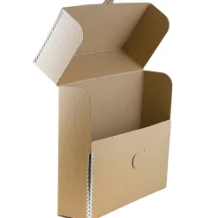 JAM Paper Portfolio Case with Drawstring Closure, Brown (3536847)