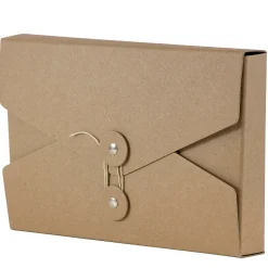JAM Paper Portfolio Case with Drawstring Closure, Brown (3036KRAFT)