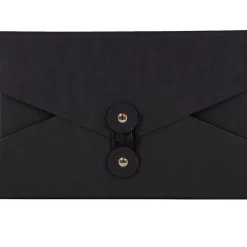 JAM Paper Portfolio Case with Drawstring Closure, Black (3036BLACK)