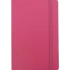 JAM Paper Professional Notebooks, 5.8" x 8.3", Wide Ruled, 70 Sheets, Pink (340528856)
