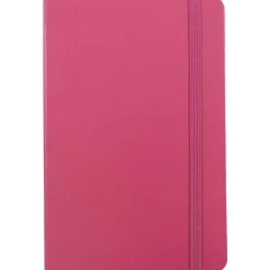 JAM Paper Professional Notebooks, 5.8" x 8.3", Wide Ruled, 70 Sheets, Pink (340528856)