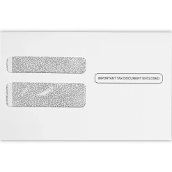 JAM Paper Security Tinted Booklet Envelope 5 3/4" x 9 1/4", White, 50/Pack (7485-W2-50)