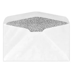 JAM Paper Security Tinted #6 3/4 Booklet Envelope 3 5/8" x 6 1/2", White, 50/Pack (61532-50)