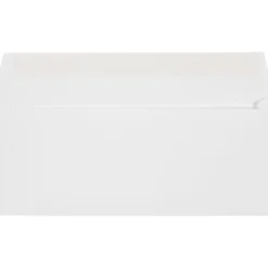 JAM Paper Self Seal #10 Booklet Envelope 4 1/8" x 9 1/2", White, 50/Pack (75746-50)