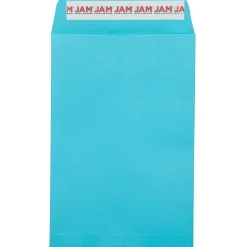 JAM Paper Self Seal Catalog Envelope, 6" x 9", Blue, 25/Pack (187947509)