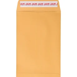 JAM Paper Self Seal Catalog Envelope, 6" x 9", Brown Kraft Manila, 100/Pack (13034199D)