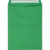 JAM Paper Self Seal Catalog Envelope, 9" x 12", Holiday Green, 500/Pack (FE-7280-12-500)