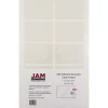 JAM Paper® Self-Adhesive Business Card Holders, 2 x 3 1/2, Clear, 50 Label Pockets/Pack (6187815065C)