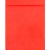 JAM Paper Tear-Proof Open End Catalog Envelopes, 10" x 13", Red, 25/Pack (V021383)