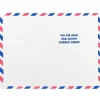 JAM Paper Tear-Proof Tyvek Open End Catalog Envelopes, 9" x 12", White Airmail, 25/Pack (2131102)