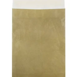 JAM Paper Tyvek Open End Clasp #13 Catalog Envelope, 10" x 13", Gold, 10/Pack (V021378B)