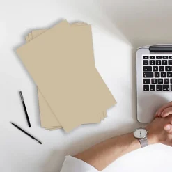 JAM Paper Vellum Bristol Cardstock Paper, 67 lbs., 11