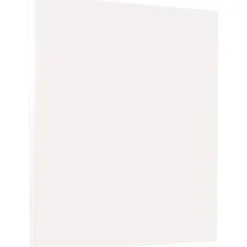 JAM Paper Vellum Bristol 67 lb. Cardstock Paper, 8.5" x 11", White, 50 Sheets/Pack (169834)